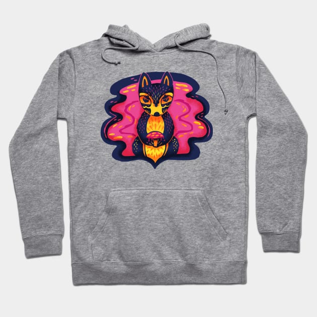 El Hongo de la Ardilla Hoodie by Inkbyte Studios